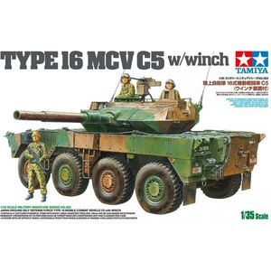 1:35 Tamiya 35383 JGSDF Type 16 MCV C5 w/Winch Plastic Modelbouwpakket