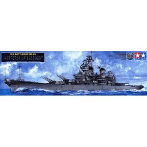 Tamiya 300078029-1:350 US Slagschip BB-63 Missouri ('91), Navy