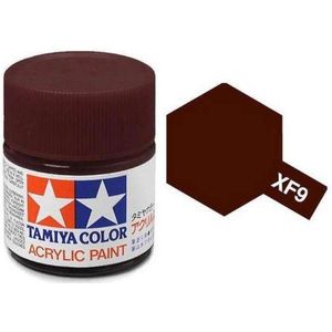 Tamiya XF-9 Hull Red - Matt - Acryl - 23ml Verf potje