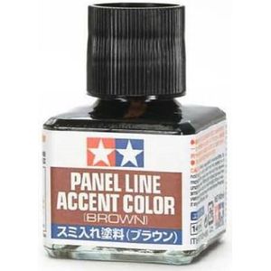 Tamiya 87132 Panel Line Accent Color - Brown - 40ml Effecten potje