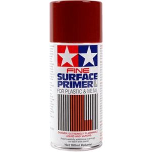 Tamiya 87160 modelbouw-primer spuitbus oxidrot inhoud 180 ml
