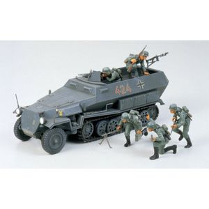 1:35 Tamiya 35020 WWII Sdkfz.251/1 Halft. Hanomag Plastic Modelbouwpakket