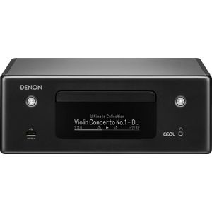 Denon - RCD-N10 - Stereo Receiver - Zwart - CD-speler - Bluetooth - WiFi - Airplay 2