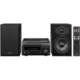 Denon - D-M41 - Mini HiFi-systeem met C - FM/AM-Tune - 30 Watt Per Kanaal en Bluetooth - Zwart