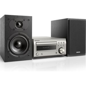 Denon - D-M41DAB - HiFi-Systeem - Zilver/Zwart - CD, Bluetooth, UKW/DAB/DAB+-Radio