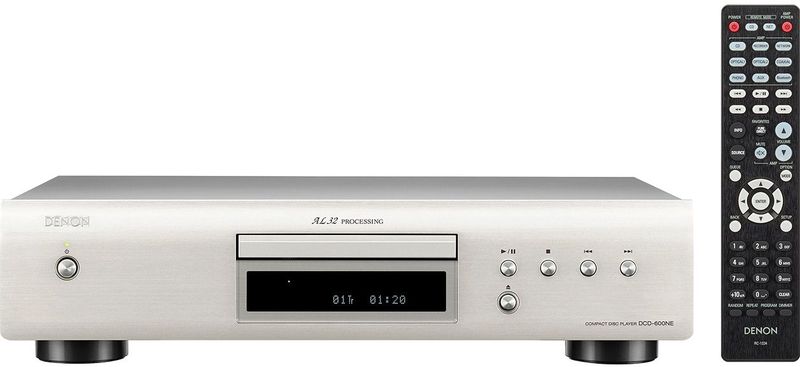 Denon - DCD-600NE - CD-Player - Zilver - AL32 Processing