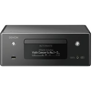 Denon - RCD-N11DAB - Mini HIFi-systeem met DAB+, FM/AM, USB, Wifi en Bluetooth - Zwart