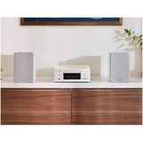 Denon CEOL N12 DAB - Wit - Compacte Hi-Fi-Speaker met CD-Player en DAB-Radio