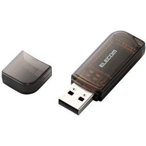 Elecom MF-HMU208GBK USB-flashdrive, 8 GB, USB type A 2.0, zwart – USB-flash drive (8 GB, USB Type-A, 2.0, kap, 9 g, zwart)