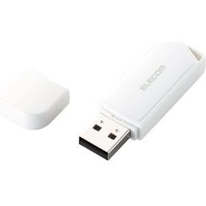 Elecom MF-HMU208GWH USB-flashdrive, 8 GB, USB type A 2.0, wit – USB-flashdrive (8 GB, USB Type-A, 2.0, kap, 9 g, wit)