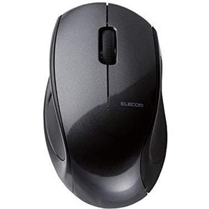 Elecom Wireless Laser Sensor Mouse, 3 Button, Medium Size / zwart / M-LS14DLBK