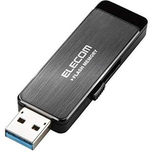 Elecom MF-ENU3A32GBK USB-flash drive 32 GB USB Type-A 3.0 (3.1 Gen 1) zwart – USB-flashdrive (32 GB, USB Type-A, 3.0 (Gen 1), Slide, 10 g, zwart)