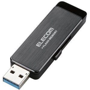 Elecom MF-ENU3A04GBK USB-flashdrive 4 GB USB Type-A 3.0 (Gen 1) zwart – USB-flashdrive (4 GB, USB Type-A, 3.0 (Gen 1), Slide, 10 g, zwart)