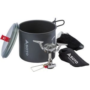 Soto Amicus Piezo gasbrander met New River Pot