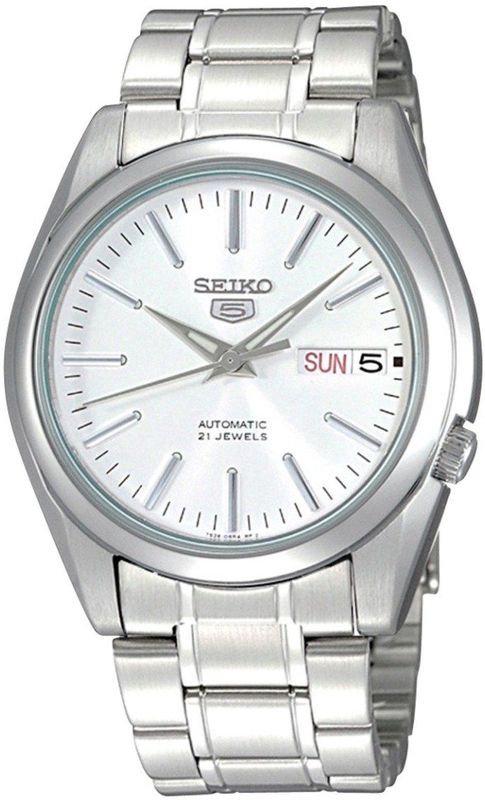 Seiko SNKL41K1 Herenhorloge 38 mm - Zilverkleurig