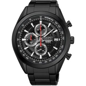 Seiko Chronograph SSB179P1 Heren Horloge - 45 mm