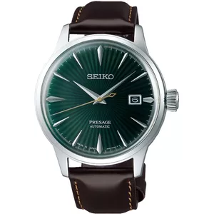 Reign Monarch automatisch koepelvormig horloge met leren band