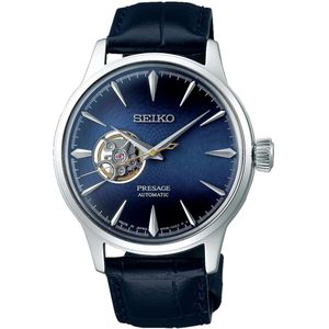 Seiko  - heren horloge - zilverkleurig met  band