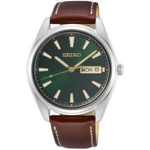 Seiko Horloge, Zilver/Groen