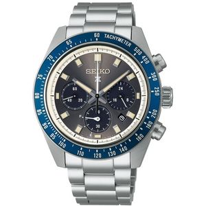 Seiko - Prospex Speedtimer Solar - Horloge - Zwart - RVS