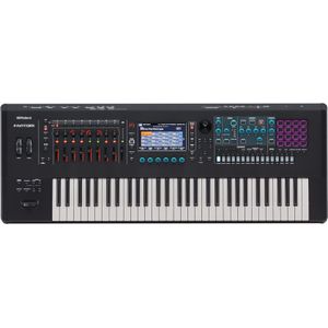 Roland FANTOM-06 SYNTHESIZER KEYBOARD – 61er-Tastatur mit Velocity | Tausende elektronische & akustische Roland Sounds | ZEN-Core und SuperNATURAL Technologien | TR-REC Sequencer