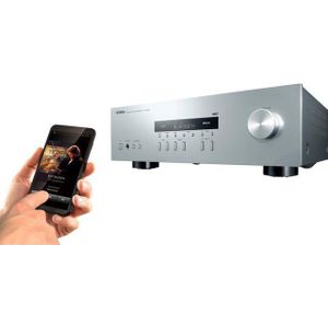 Yamaha RS-202DAB - Stereoreceiver - Bluetooth streaming - DAB radio - Zilver