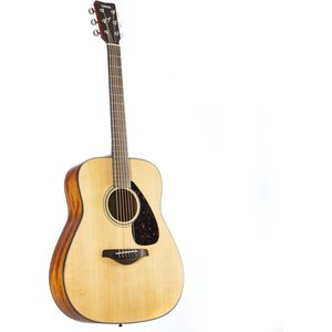Yamaha FG800M Akoestische westerngitaar met authentiek geluid voor beginners - 4-4 houten gitaar - met voucher voor 2 persoonlijke online lessons aan de Yamaha Music School