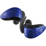 Yamaha TW-ES5A Sporthoofdtelefoon In-Ear, True Wireless Bluetooth, Listening Care, Waterdicht IPX7, Blauw