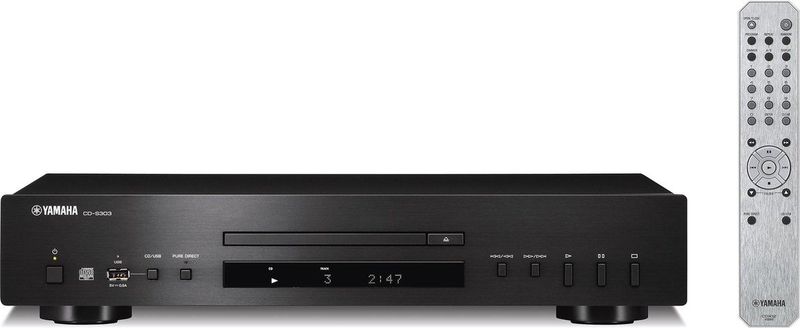 Yamaha CD-S303 - CD-Speler/Netwerk-Speler - Zwart - USB Ingang