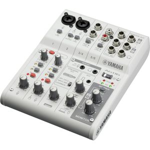 Yamaha AG06MK2W - Live streaming mixer, wit