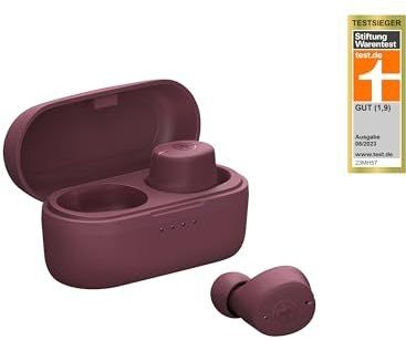 Yamaha TW-E3C Kabellose In-Ear-Bluetooth-Kopfhörer mit True Sound und Clear Voice Capture – In Rot