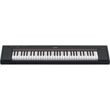 Yamaha NP-15B Piaggero Digitaal Keyboard in zwart, licht en draagbaar toetsenbord met 61 aanslaggevoelige toetsen en 15 klankkleuren