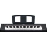 Yamaha NP-15B Piaggero Digitaal Keyboard in zwart, licht en draagbaar toetsenbord met 61 aanslaggevoelige toetsen en 15 klankkleuren