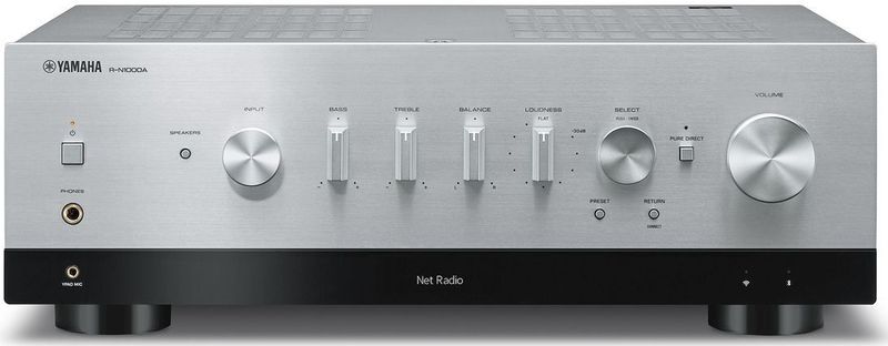 Yamaha R-N800A - Stereo Versterker - Zilver - Streaming
