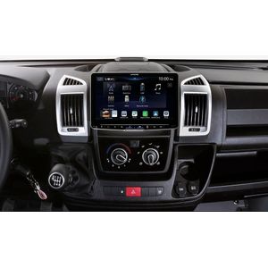 Alpine ILX-F905 Autoradio met 9 inch touchscreen, DAB+, 1 DIN montagebox, Apple CarPlay Wireless en Android Auto Support Fiat Ducato 3, Peugeot Boxer 2 en Opel Movano 3