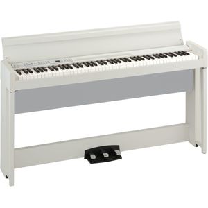 Korg C1-WH Digitale piano met 88 toetsen, met standaard, wit