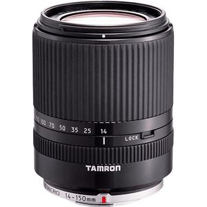 Tamron 14-150mm Zwart Micro 4.3