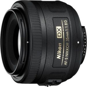 Nikon - AF-S DX NIKKOR 35mm - Cameralens - Standaardlens - Zwart