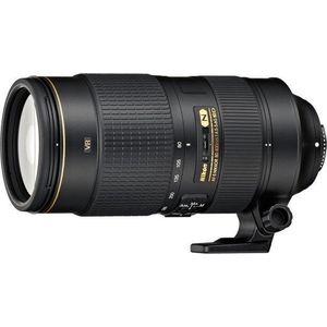Nikon AF-S 80-400mm F/4.5-5.6G ED VR - Telezoomobjectief - Zwart - Glas