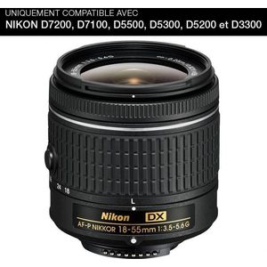 Nikon - AF-P 18-55mm - Zoomlens - Zwart - Geschikt voor DX-camera's