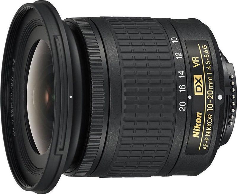Nikon - AF-P DX NIKKOR 10-20 mm f/4.5-5.6G VR - Groothoekzoomlens - Zwart - Voor Nikon F-Mount DSLR