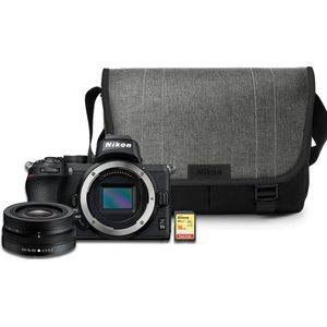 Nikon Z50 - Bundel - + NIKKOR Z DX 16-50mm f/3.5-6.3 VR Lens + Tas + 16GB geheugenkaart