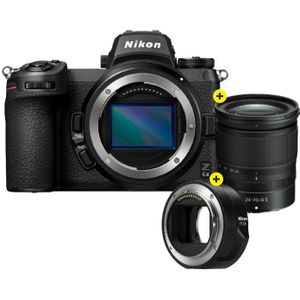 Nikon - Z6 II - Systeemcamera - Zwart - Inclusief 24-70mm F/4.0 S en FTZ II adapter