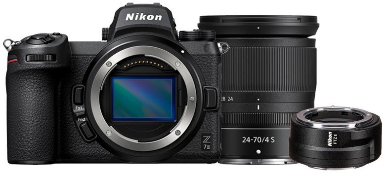 Nikon - Z 7 II Kit FTZ - Camera - Zwart - 24 - 70 mm - 45.70 Mpx - Volledig formaat