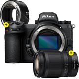 Nikon - Z6 II - Systeemcamera + NIKKOR Z 24-200mm - Inclusief FTZ II Adapter