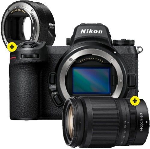 Nikon - Z6 II - Systeemcamera + NIKKOR Z 24-200mm - Inclusief FTZ II Adapter