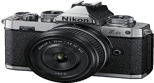 NIKON Z FC + NIKKOR Z DX 28 mm f/2,8 SE, hybride camera DX-sensor (20,9 MP, 4K/30p, 11 fps burst, draaibaar touchscreen)