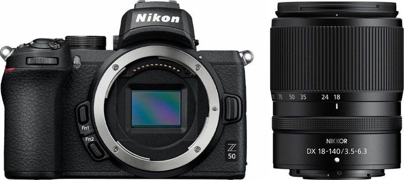 Nikon - Z50 - Systeemcamera - Zwart - Inclusief Z 18-140mm Lens