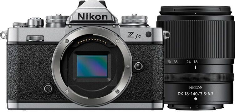 Nikon - Z fc - Systeemcamera - Zwart - Inclusief Nikkor 18-140mm Lens