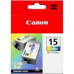 Canon Tintenpatrone Canon BCI15C color VE=2 Stück